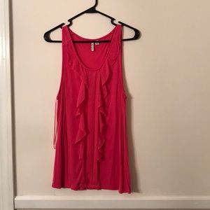 Elle dark pink size large tank top